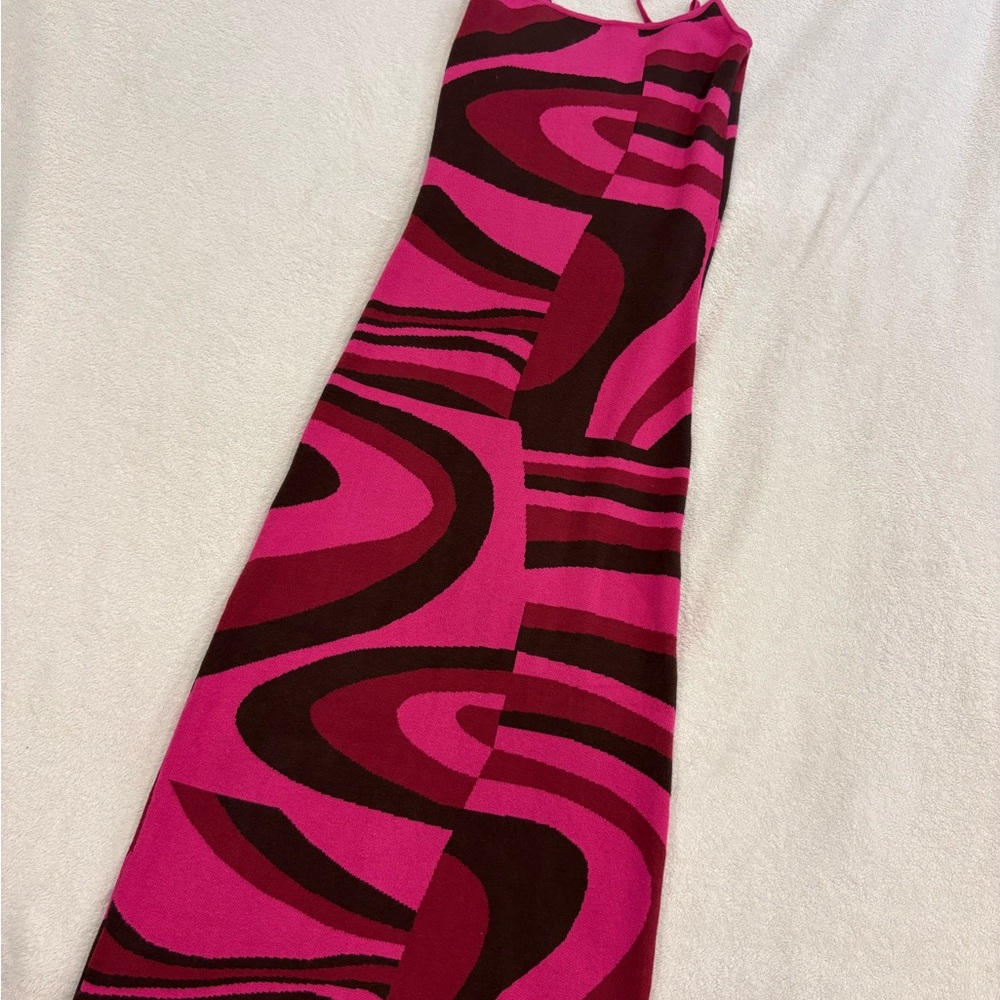 Le Lis Pink Textured Knit Top